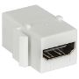 Imagen de PAQ. C/3 - IC - JACK COPLE HDMI TIPO KEYSTONE HEMBRA A HEMBRA BLANCO