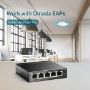 Imagen de TP-LINK - 5-PORT 10/100 MBPS DESKTOP SWITCH WITH 4-PORT POE
