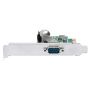 Imagen de IC - TARJETA SERIAL PCI EXPRESS 1 PUERTO DB9 BRACKET CORTO Y LARGO