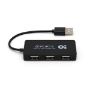 Imagen de PAQ. C/3 - DATA COMPONENTS - HUB USB V2.0 4 PUERTOS BROBOTIX BASICO NEGRO