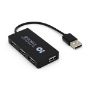 Imagen de PAQ. C/3 - DATA COMPONENTS - HUB USB V2.0 4 PUERTOS BROBOTIX BASICO NEGRO