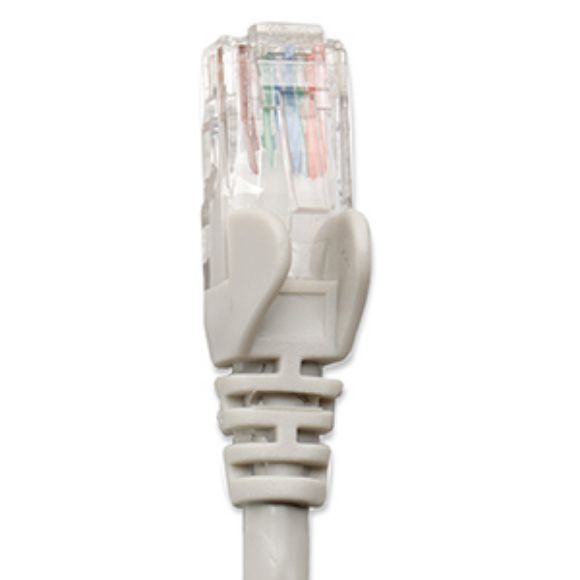 Imagen de PAQ. C/10 - IC - CABLE DE RED PATCH CAT5E RJ45 1.0M GRIS