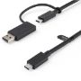 Imagen de STARTECH - CABLE USB TIPO C DE 1M CON ADA PTADOR USB A PARA DOCKS HOBRIDAS