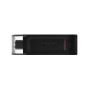 Imagen de PAQ. C/2 - KINGSTON - USB-C MEMORIA KINGSTON 128GB USB-C 3.2 GEN 1 DATATRAVELER 70
