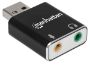 Imagen de PAQ. C/2 - MANHATTAN - CONVERTIDOR USB 2.0 A TARJETA SONIDO 2.1