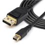 Imagen de STARTECH - CABLE MINI DP A DISPLAYPORT 1 4 DE 2M - 8K 60HZ CERTIFICADO VESA