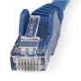 Imagen de PAQ. C/5 - STARTECH - CABLE ETHERNET CAT 6 DE 50CM LSZH PATCH UTP SIN ENGANCHES AZUL