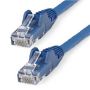Imagen de PAQ. C/5 - STARTECH - CABLE ETHERNET CAT 6 DE 50CM LSZH PATCH UTP SIN ENGANCHES AZUL