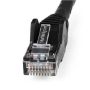 Imagen de PAQ. C/2 - STARTECH - CABLE ETHERNET CAT 6 DE 2M LSZH PATCH UTP SIN ENGANCHES NEGRO