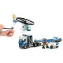Imagen de LEGO - 60244 CITY POLICIA CAMION DE TRANSPORTE DEL HELICOPTERO 317 PZAS.