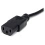 Imagen de PAQ. C/2 - STARTECH - CABLE 3M ALIMENTACION ESTANDAR PARA PC NEMA 5-15P C13