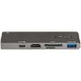 Imagen de STARTECH - ADAPTADOR MULTIPUERTOS USB C 4 K 60HZ USB-C A HDMI/PD/SD/USB MAC