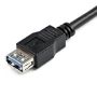 Imagen de STARTECH - CABLE USB 3.0 DE 2M EXTENSOR ALARGADOR USB A MACHO A HEMBRA