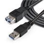 Imagen de STARTECH - CABLE USB 3.0 DE 2M EXTENSOR ALARGADOR USB A MACHO A HEMBRA
