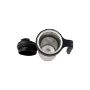 Imagen de WALLIS - TAZA TÉRMICA CON PROTECTOR ANTIDERRAMES, TAPA ROSCA, 350 ML, ACERO