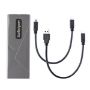 Imagen de STARTECH - GABINETE EXTERNO USB-C PARA NVME O SSD M.2 PCIE SATA NGFF
