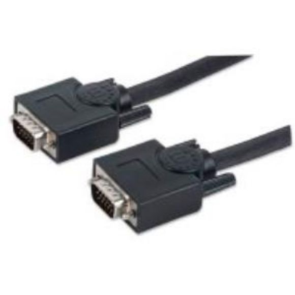 Imagen de PAQ. C/2 - IC - CABLE SVGA 3.0M MACHO HD15 8MM MONITOR PANTALLA