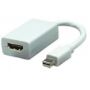 Imagen de PAQ. C/2 - IC - CABLE ADAPTADOR CONVERTIDOR MINI DISPLAYPORT A HDMI 1080P M-H