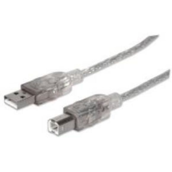 Imagen de PAQ. C/3 - IC - CABLE USB A-B 5.0M IMPRESORA PLATA
