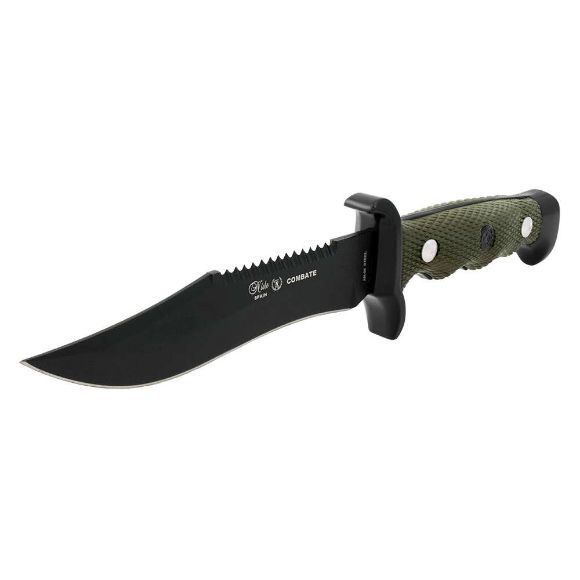 Imagen de MIGUEL NIETO - CUCHILLO COMBATE DE AVENTURA, MANGO ABS Y ZAMAK, HOJA LISA/SIERRA 11 CM, PESO 150 GR