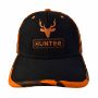 Imagen de SION - GORRA CON AJUSTADOR EN VELCRO, HUNTER, CAMUFLAJE NEGRO/NARANJA