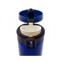 Imagen de WALLIS - TERMO CON BOTON DE SEGURIDAD ANTIDERRAMES,500 ML, AZUL REY METALICO