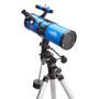 Imagen de WALLIS - TELESCOPIO REFLECTOR CON MONTURA ECUATORIAL NEWTONEANO, 500  X 114 MM, COLOR AZUL 