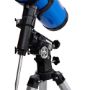 Imagen de WALLIS - TELESCOPIO REFLECTOR CON MONTURA ECUATORIAL NEWTONEANO, 500  X 114 MM, COLOR AZUL 