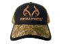 Imagen de REALTREE - GORRA CON CINTILLO DE AJUSTE, CUERNOS Y REALTREE BORDADO, NEGRO CON CAMU