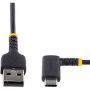 Imagen de STARTECH - CABLE 2M DE CARGA USB A USB C ACODADO - USB 2.0 - TIPO C