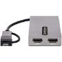 Imagen de STARTECH - ADAPTADOR CONVERTIDOR USB 3.0 A 2 PANTALLAS HDMI WINDOWS/MAC