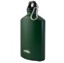 Imagen de WALLIS - BOTELLA DE ALUMINIO PLANA CON GANCHO Y TAPAROSCA, 500 ML, VERDE MILITAR