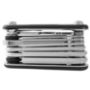 Imagen de WALLIS - MULTIHERRAMIENTA P. MANTENIMIENTO DE 14 USOS, 9.2 CM CERRADA, ACERO INOX,MANGO NEGRO, FUNDA