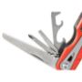 Imagen de WALLIS - MULTIHERRAMIENTA CON PINZA DE 12 USOS, 10.5 CM CERRADA, MANGO ALUMINIO ROJO, CON FUNDA
