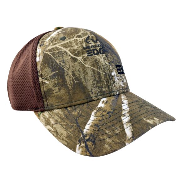 Imagen de REALTREE - GORRA CON AJUSTADOR DE VELCRO, EDGE BORDADO, CAMUFLAJE C/MALLA SUAVE CAFÉ