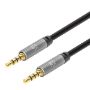 Imagen de PAQ. C/5 - IC - CABLE AUDIO ESTEREO 3.5MM 1.0M MACHO-MACHO
