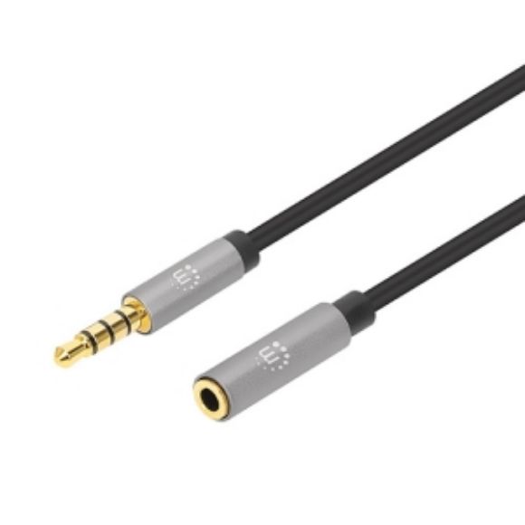 Imagen de PAQ. C/5 - IC - EXTENSION DE CABLE DE AUDIO EST EREO 3.5MM 1.0M M-H