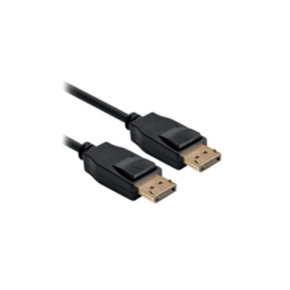 Imagen de PAQ. C/3 - DATA COMPONENTS - CABLE DISPLAYPORT MACHO - MACHO 2.0M NEGRO V1.2 BROBOTIX