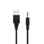 Imagen de PAQ. C/2 - DATA COMPONENTS - BOCINA DUAL USB V2.0 NEGRO/ PLA TA BROBOTIX