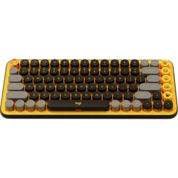Imagen de LOGITECH - TECLADO POP KEYS COLOR AMARILLO .