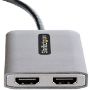 Imagen de STARTECH - HUB MST USB C A 2X HDMI 4K DIVISOR USB TIPO C A HDMI