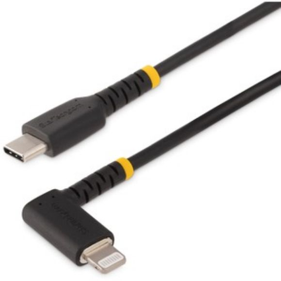Imagen de STARTECH - CABLE DE 1M USB-C A LIGHTNING ACODADO CERTIFICADO CON MFI