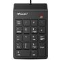 Imagen de PAQ. C/3 - DATA COMPONENTS - TECLADO USB NUMERICO NEGRO BROB OTIX