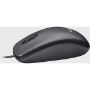 Imagen de PAQ. C/2 - LOGITECH - MOUSE M100-GREY-USB-N/A-AMR-403 HANGTAB BOX M100