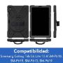 Imagen de DATA COMPONENTS - FUNDA PROTECTOR USO RUDO CORREA Y GIRO 360 SAMSUNG GALAXY TAB