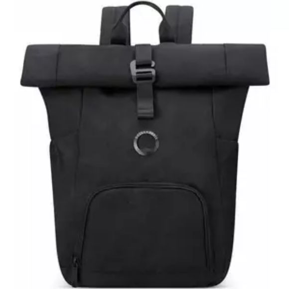 Imagen de TONIVISA - DELSEY BACKPACK CITYPAK 15.6 PU LG. NEGRA ROLLTOP