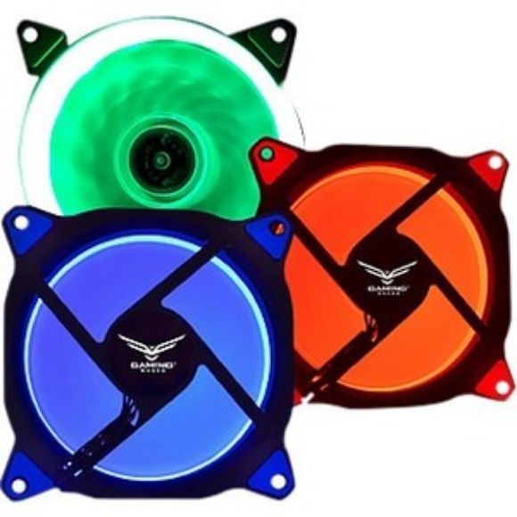 Imagen de PAQ. C/3 - NACEB - VENTILADOR RONG ROJO 120MM 3 PI NES