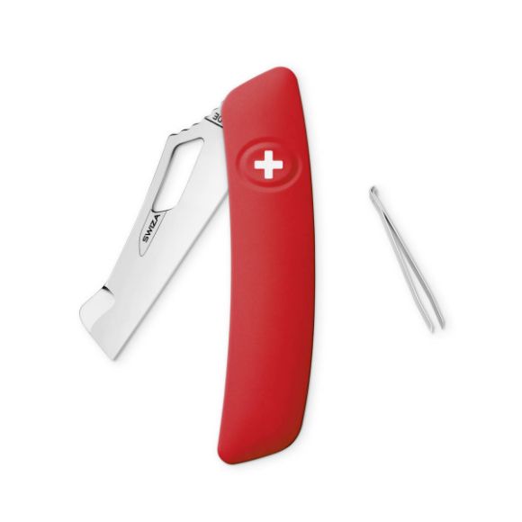 Imagen de SWIZA - NAVAJA ORIGINAL GARDEN INJERTO GS00, 4 FUNCIONES, ROJO