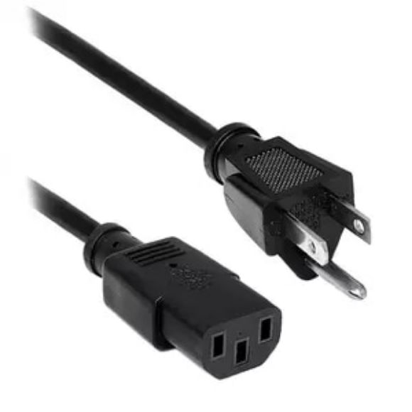 Imagen de PAQ. C/3 - DATA COMPONENTS - CABLE DE CORRIENTE PARA CPU. 18 AWG 1.8 METROS BROBOTIX