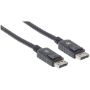 Imagen de PAQ. C/2 - MANHATTAN - CABLE DISPLAYPORT 2.0M NEGRO                                          